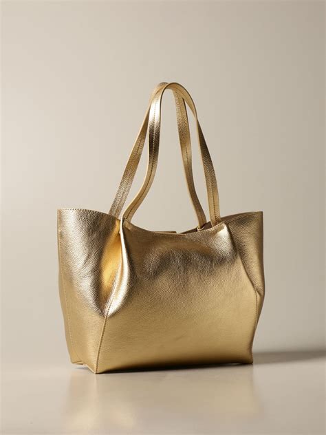 borse shopper color oro